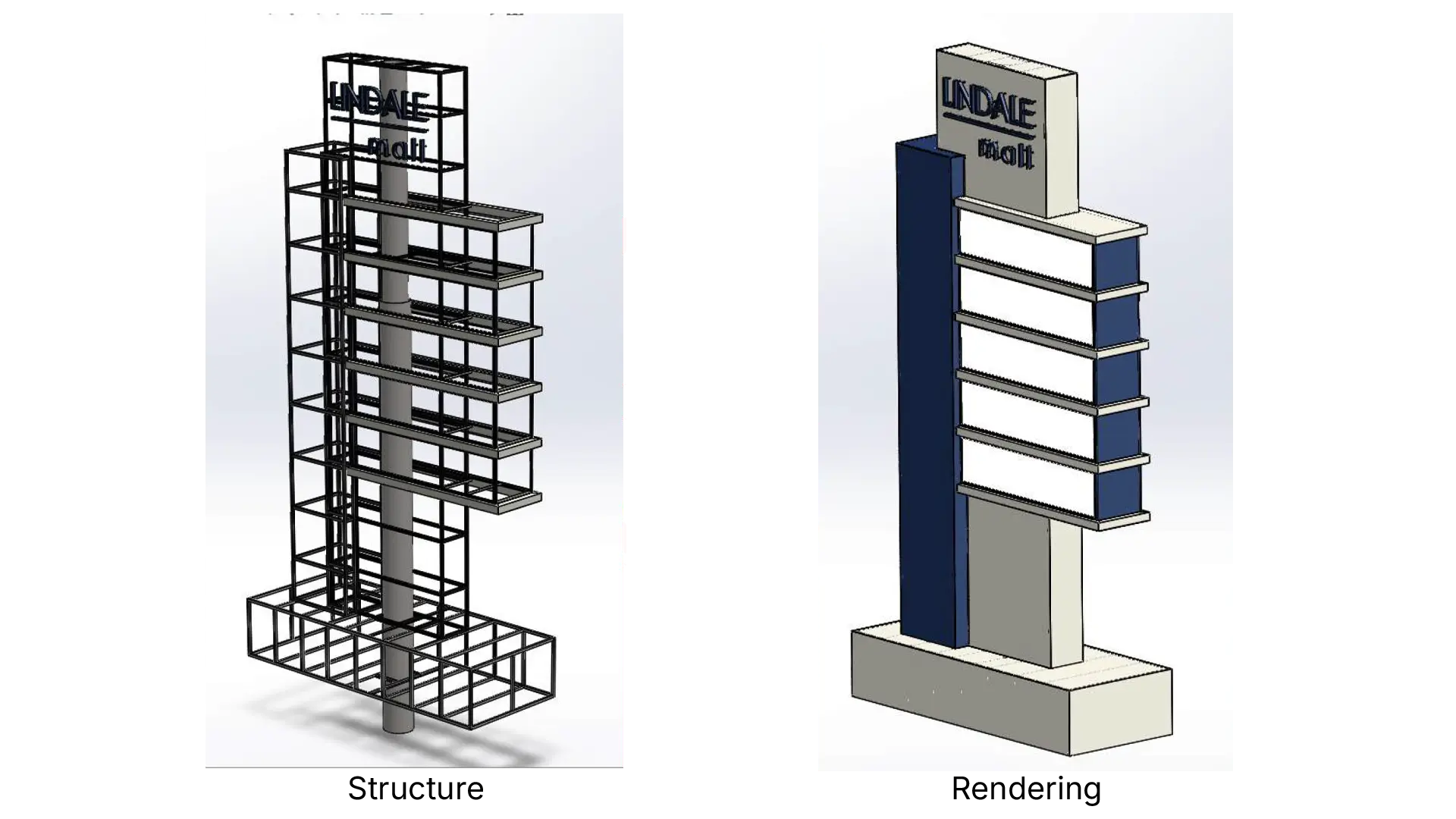 Gallery - Brand Visibility for a Shopping Centre with Custom Pylon Sign