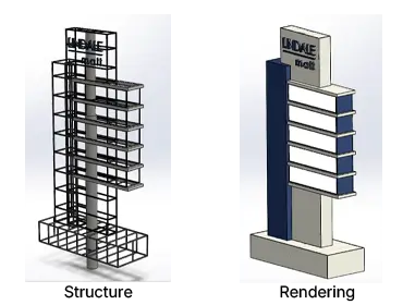 Gallery - Brand Visibility for a Shopping Centre with Custom Pylon Sign