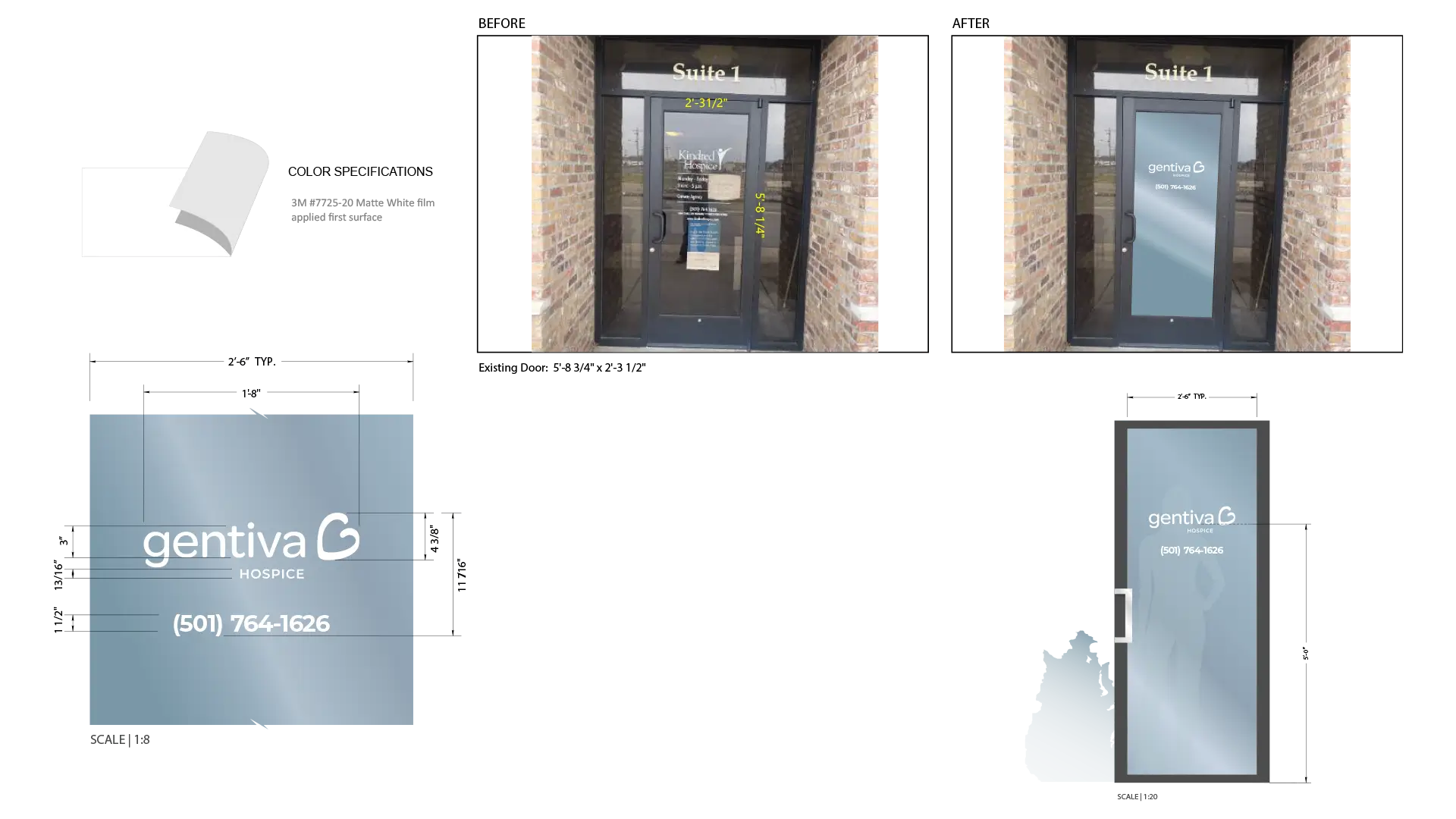 Gallery - Complete Signage Rebranding for Gentiva Hospice (Formerly Kindred Hospice)