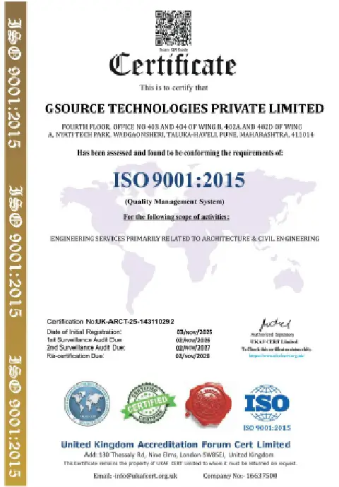 ISO 14001 Certificate