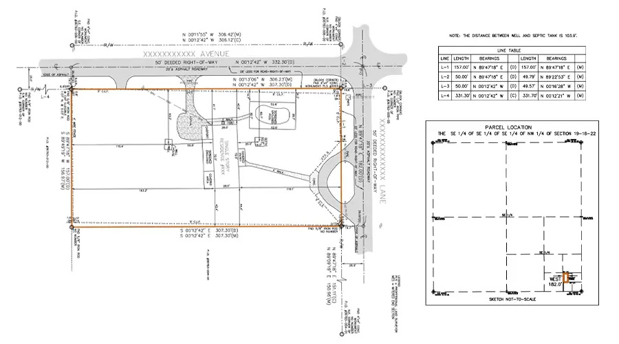 Commercial Boundary Survey Drafting Services