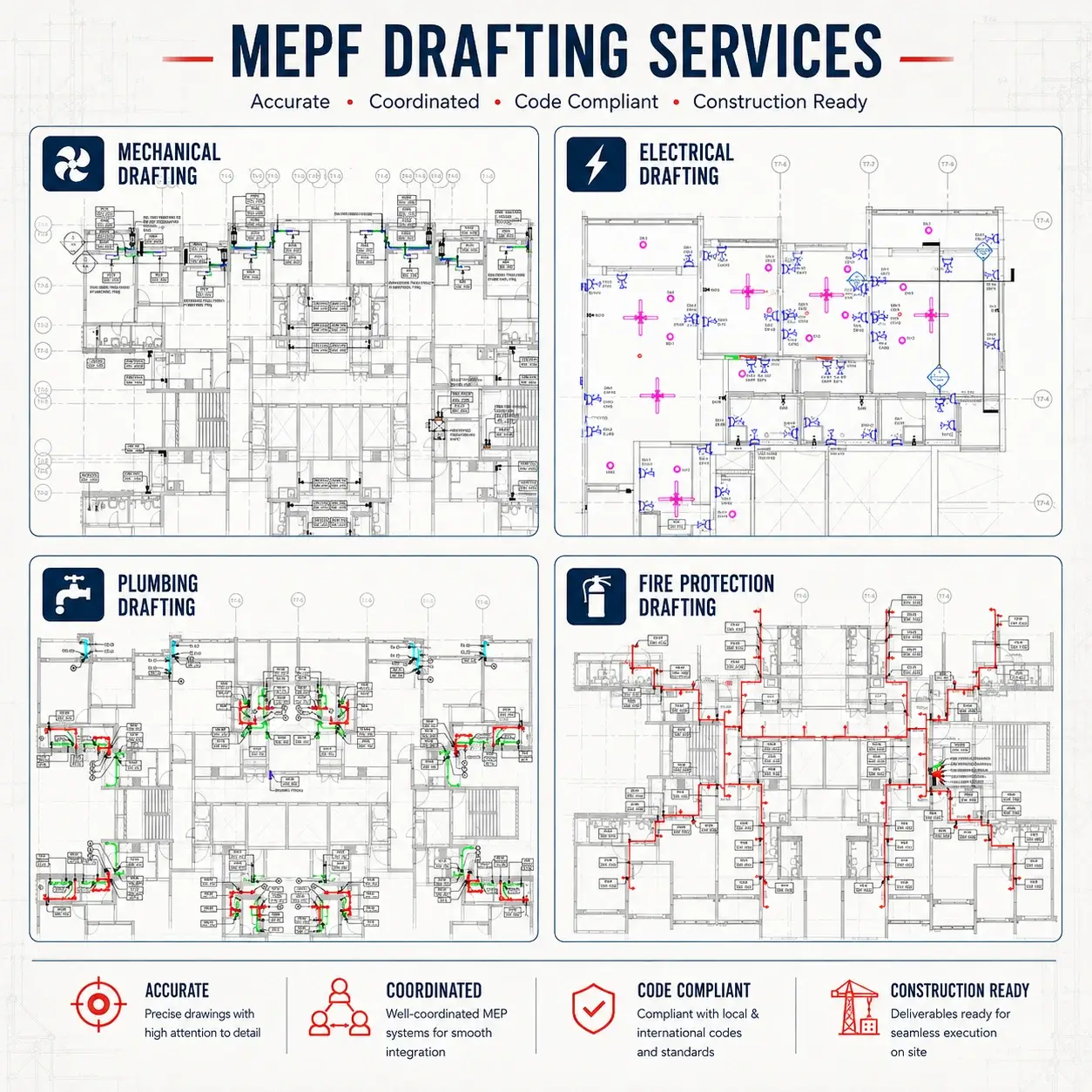 MEP Design & Drafting That Scales With Your Pipeline