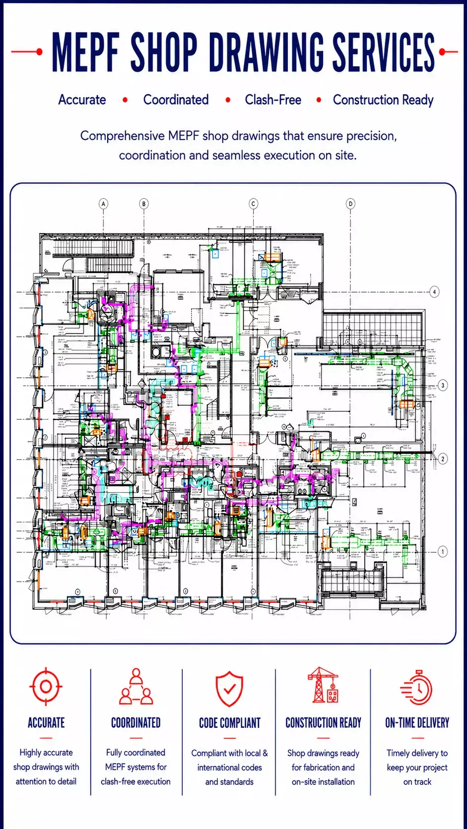 MEP Shop Drawing Services