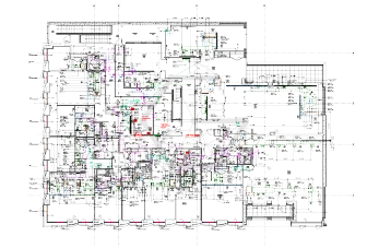 Ductwork and Piping Shop Drawings for a 22-Floor Residential